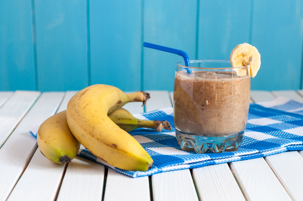 Chocolate Peanut Butter Banana Smoothie