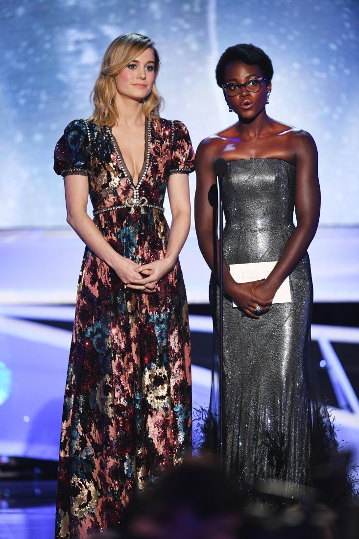 brie larson and lupito nyongo