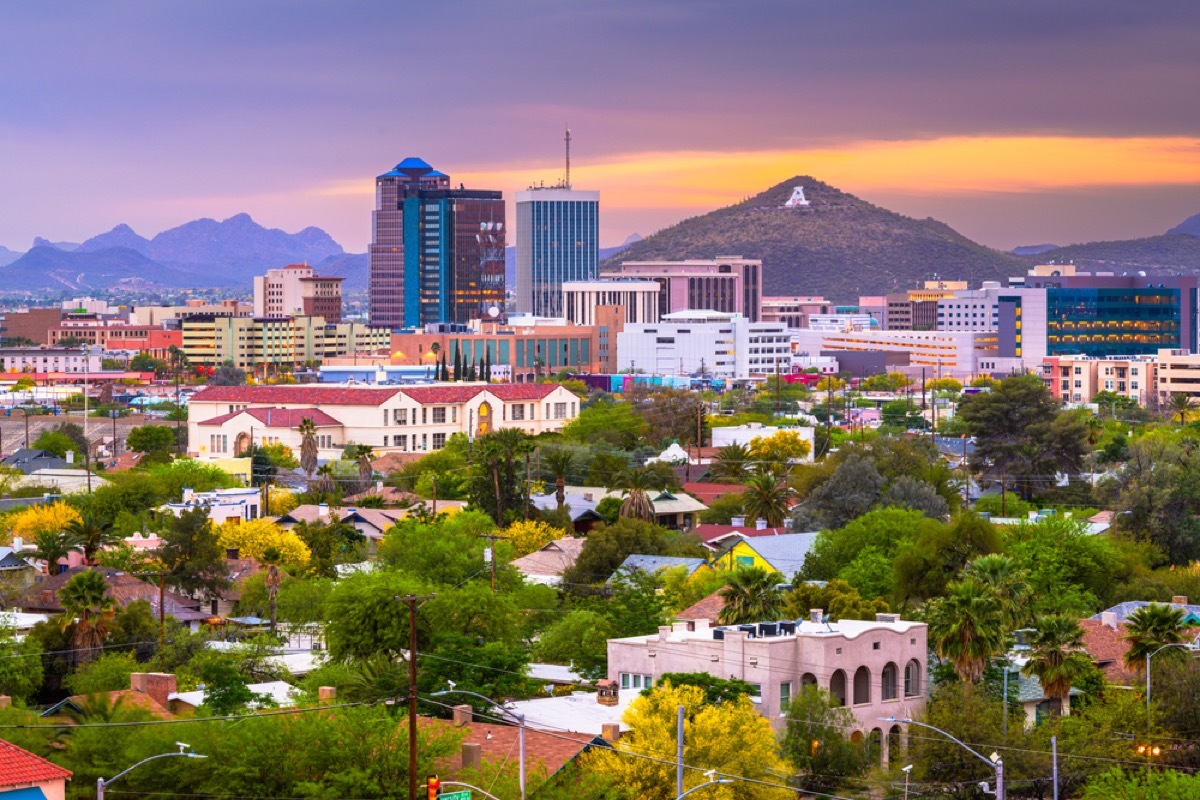 tucson arizona skyline