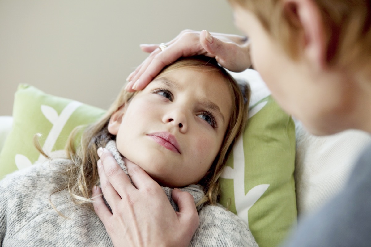 Child With Sore Throat