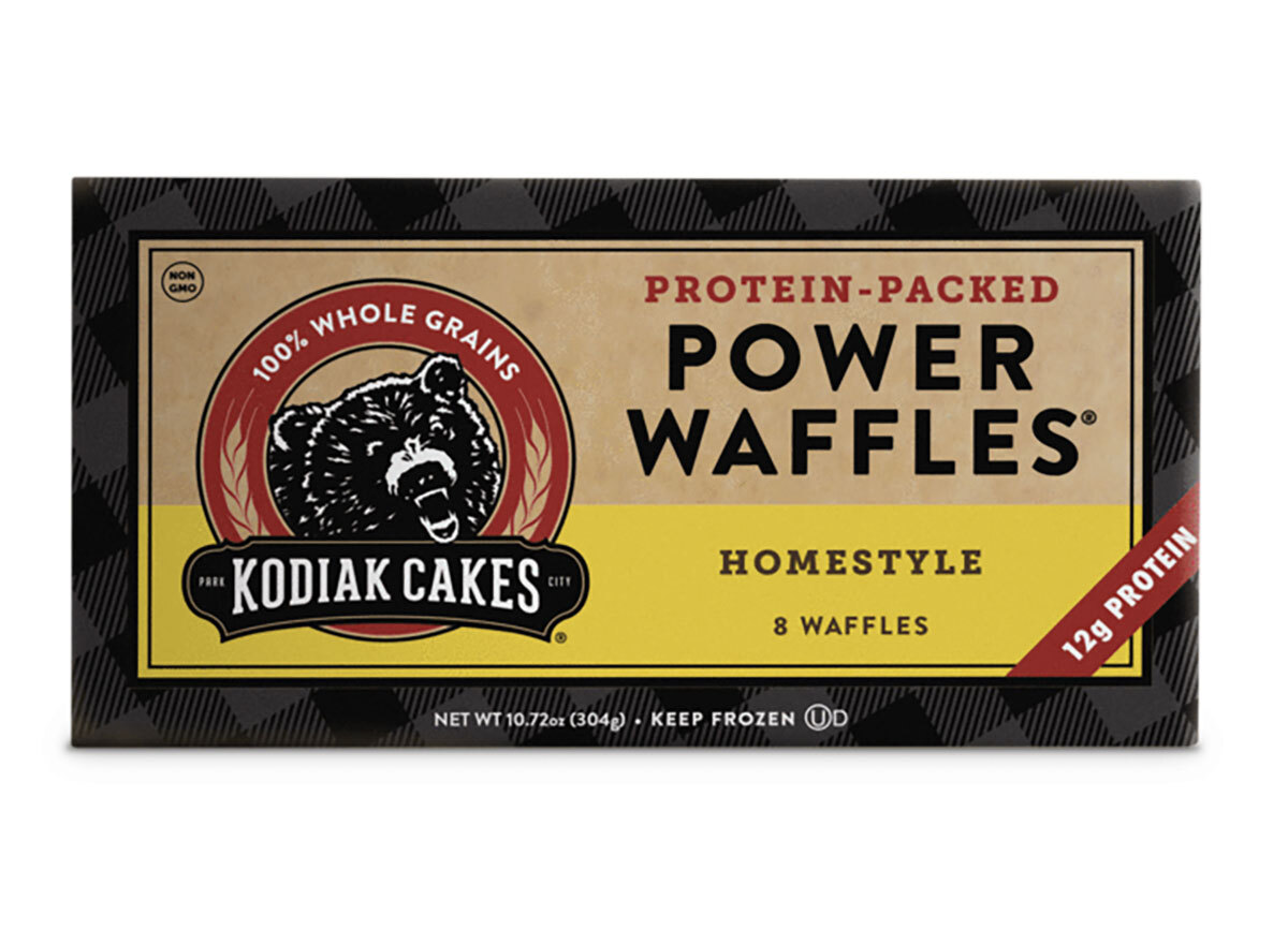 box of kodiak cakes homestyle power waffles