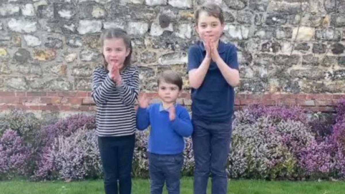 cambridge children clapping for healthcare workers amid coronavirus