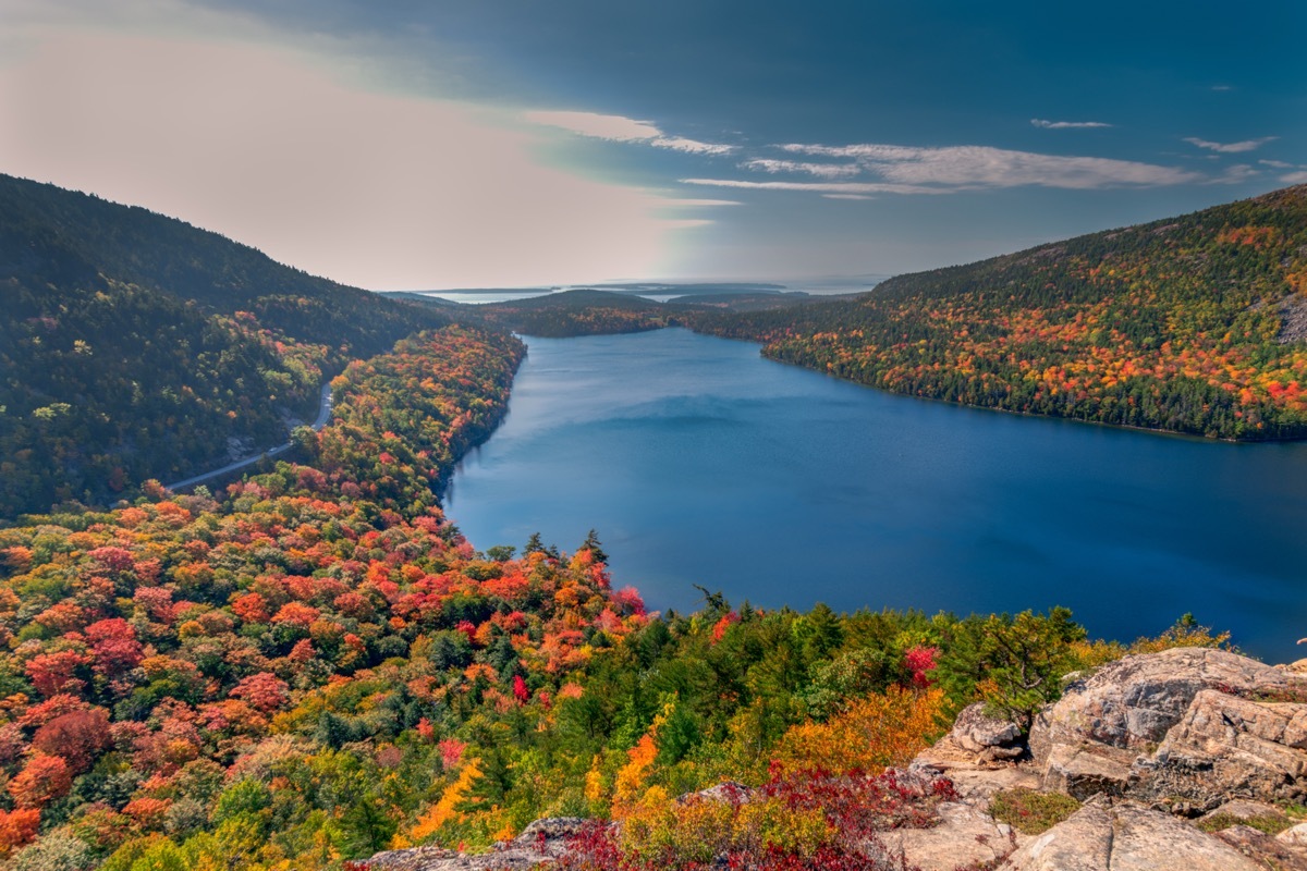 autumn acadia national park