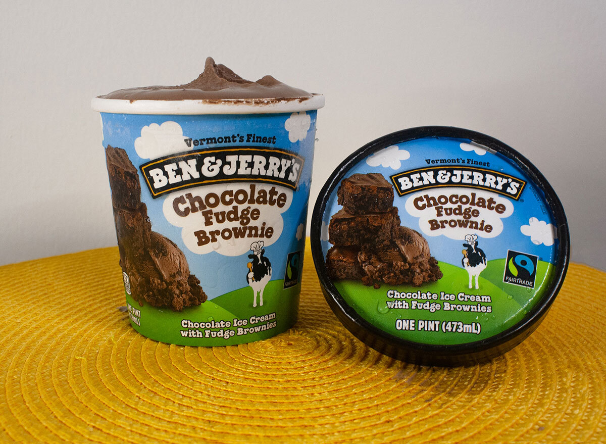 ben jerrys chocolate fudge brownie