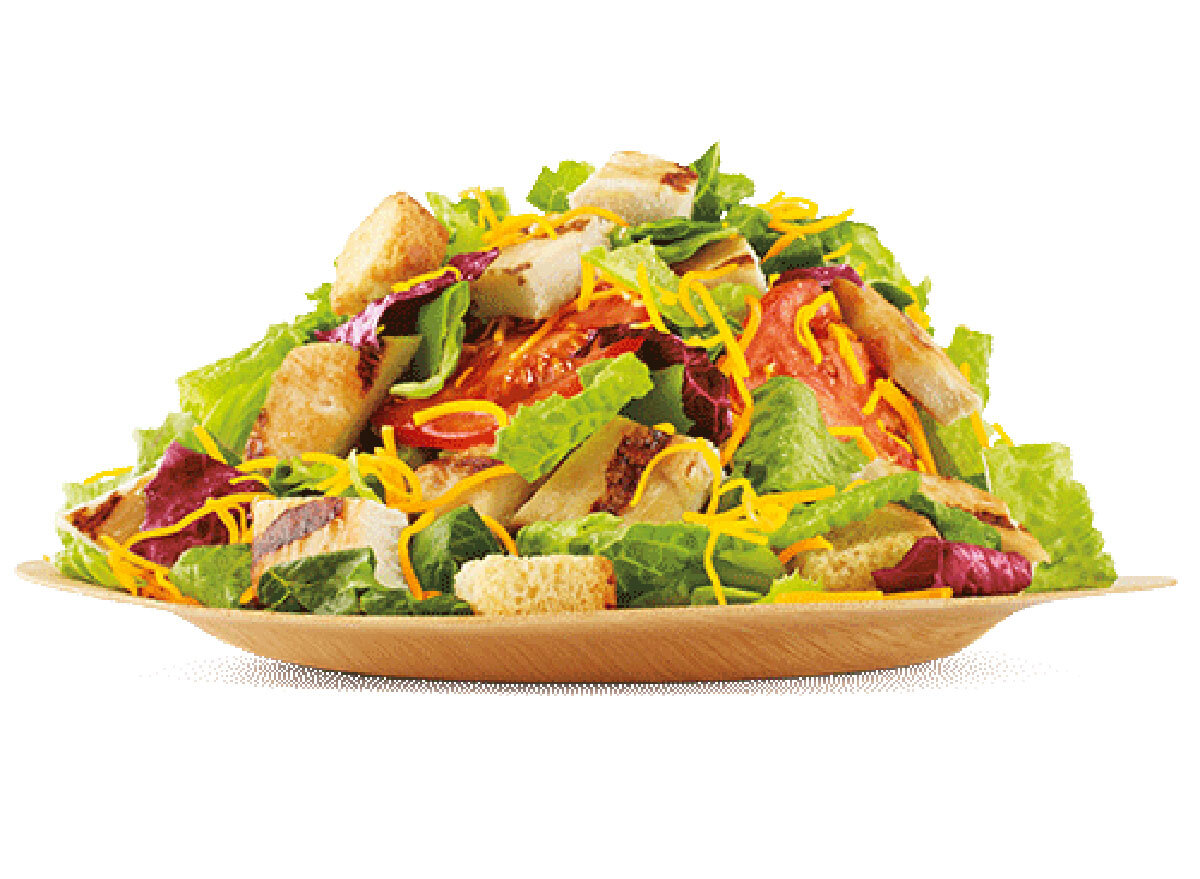 burger king chicken garden salad