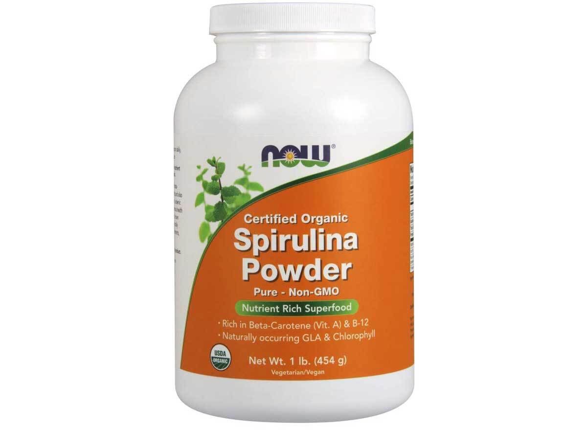 NOW Organic Spirulina powder