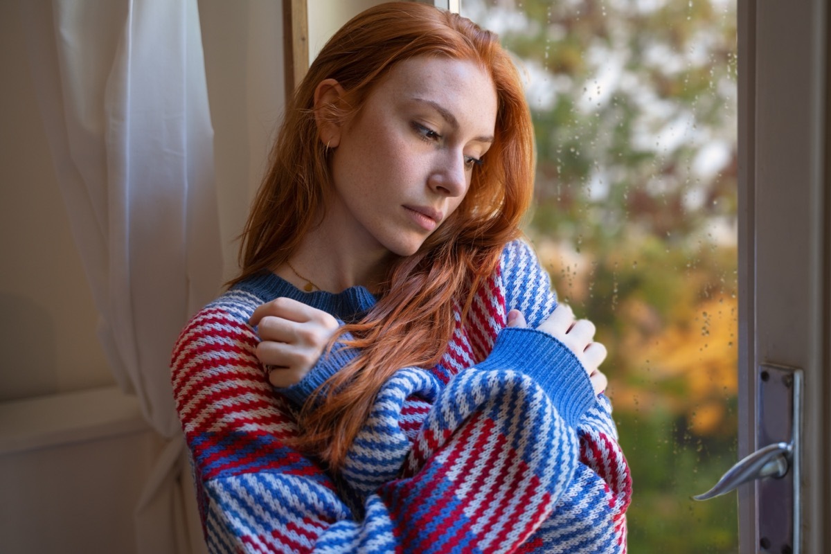 Girl Sadly Daydreaming