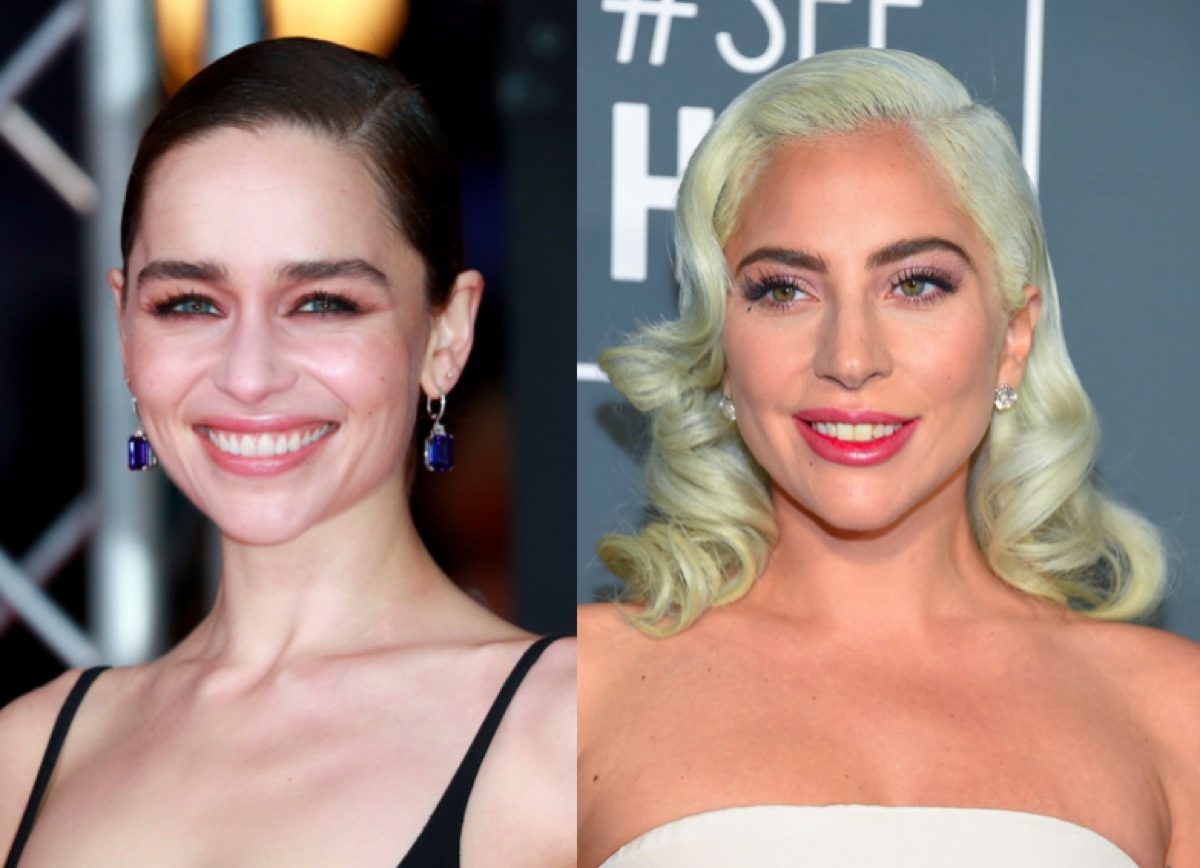 Emilia Clarke and Lady Gaga