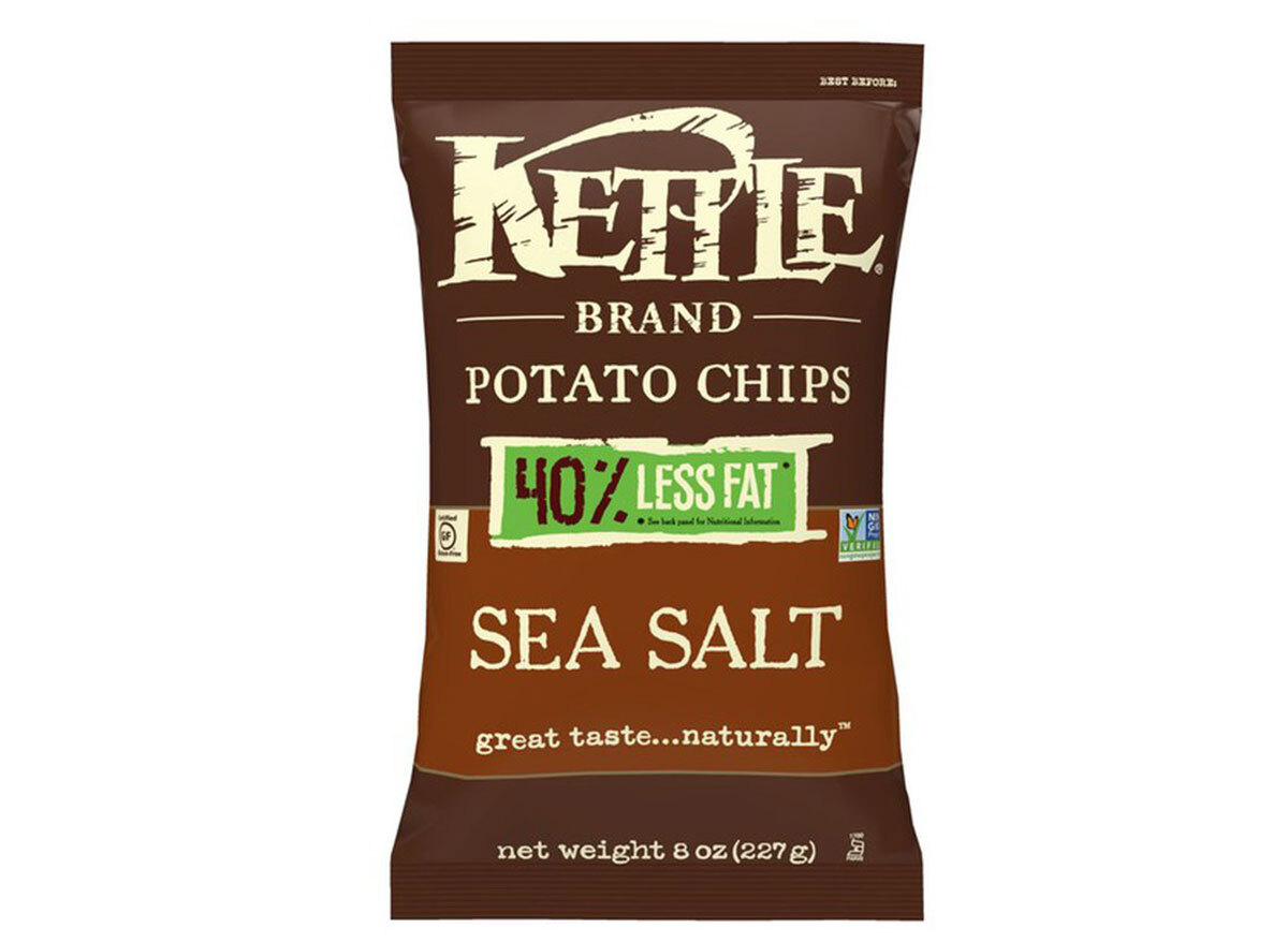 kettle brand sea salt less fat