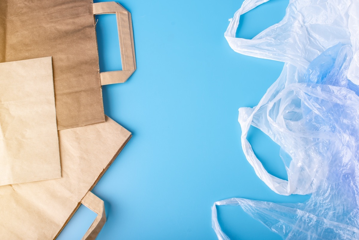 Eco paper vs plastic bags