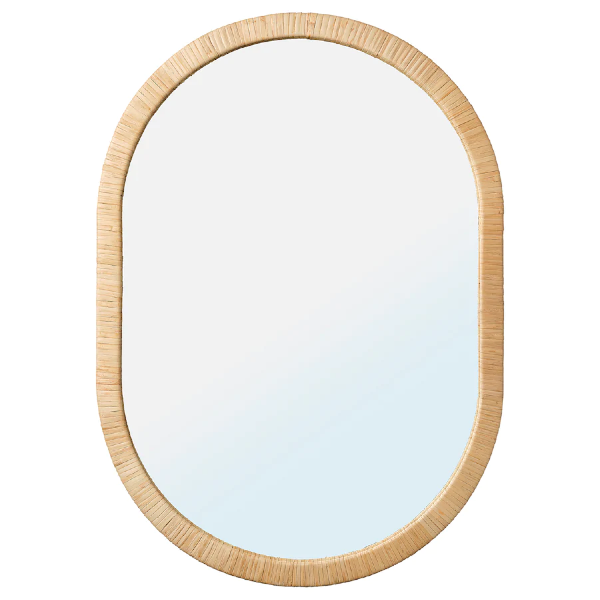 Rattan wall mirror