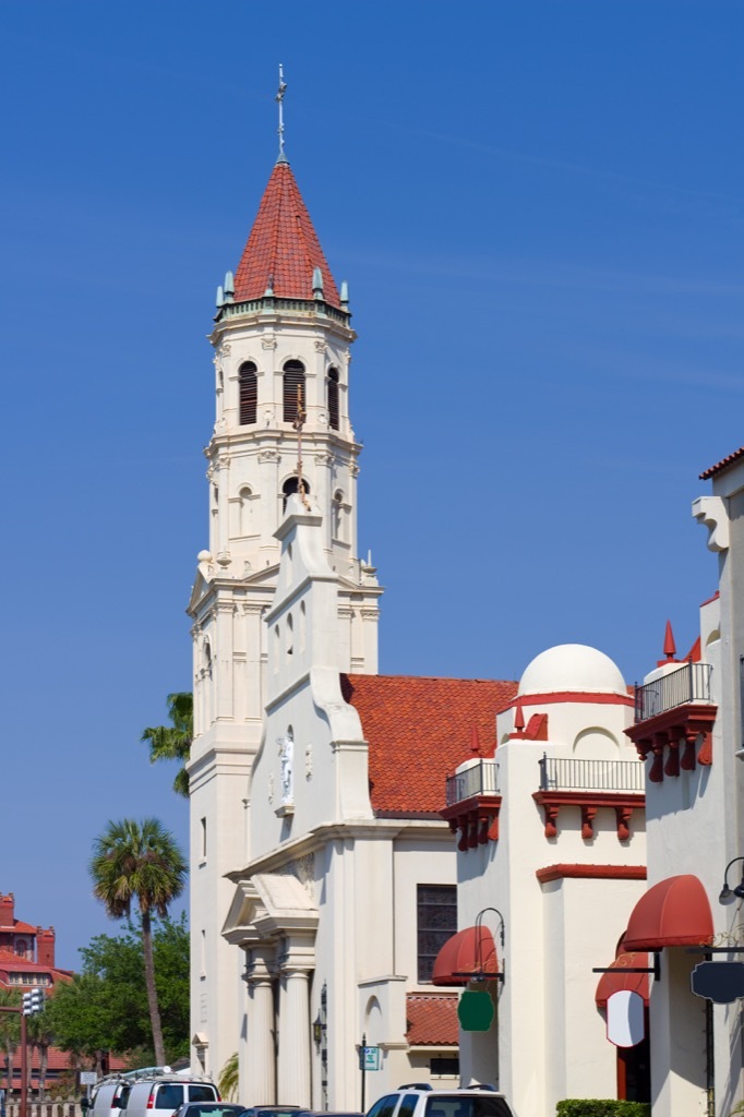 florida cathedral st. augustine most historic location every state