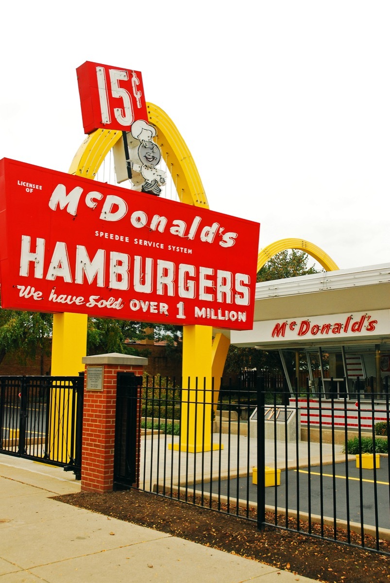 old mcdonalds 1950s, 1950s photos