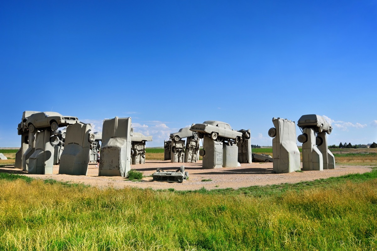 the famous carhenge in Alliance Nebraska