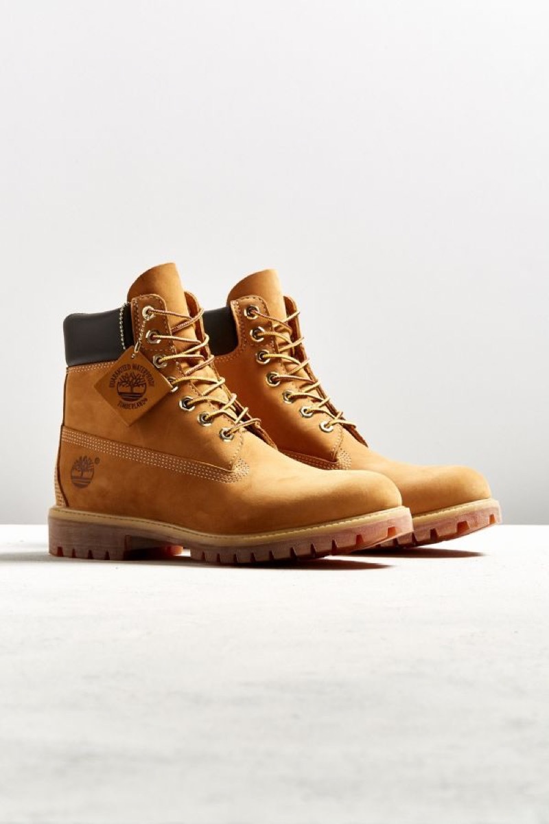 pair of tan boots, men's winter boots