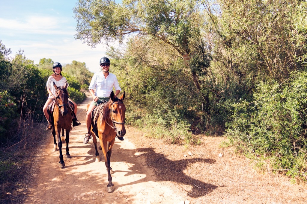 horseback riding, unusual gifts