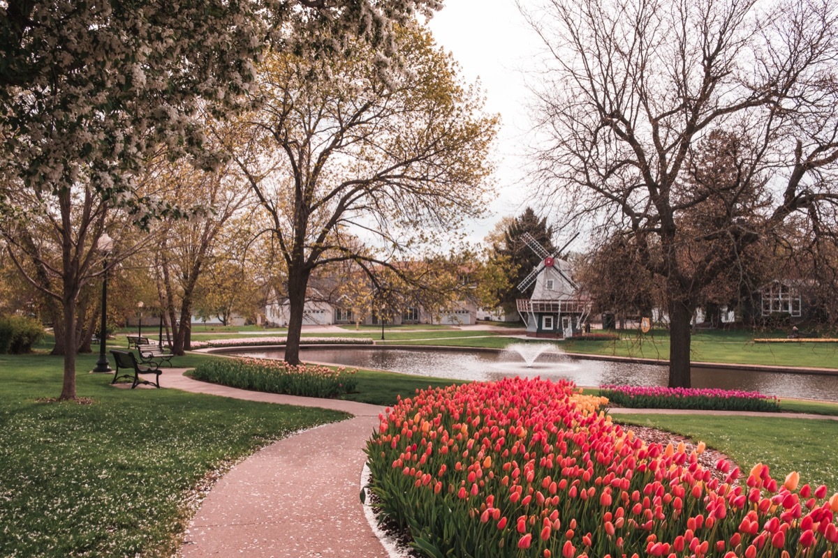 Park in Pella Iowa