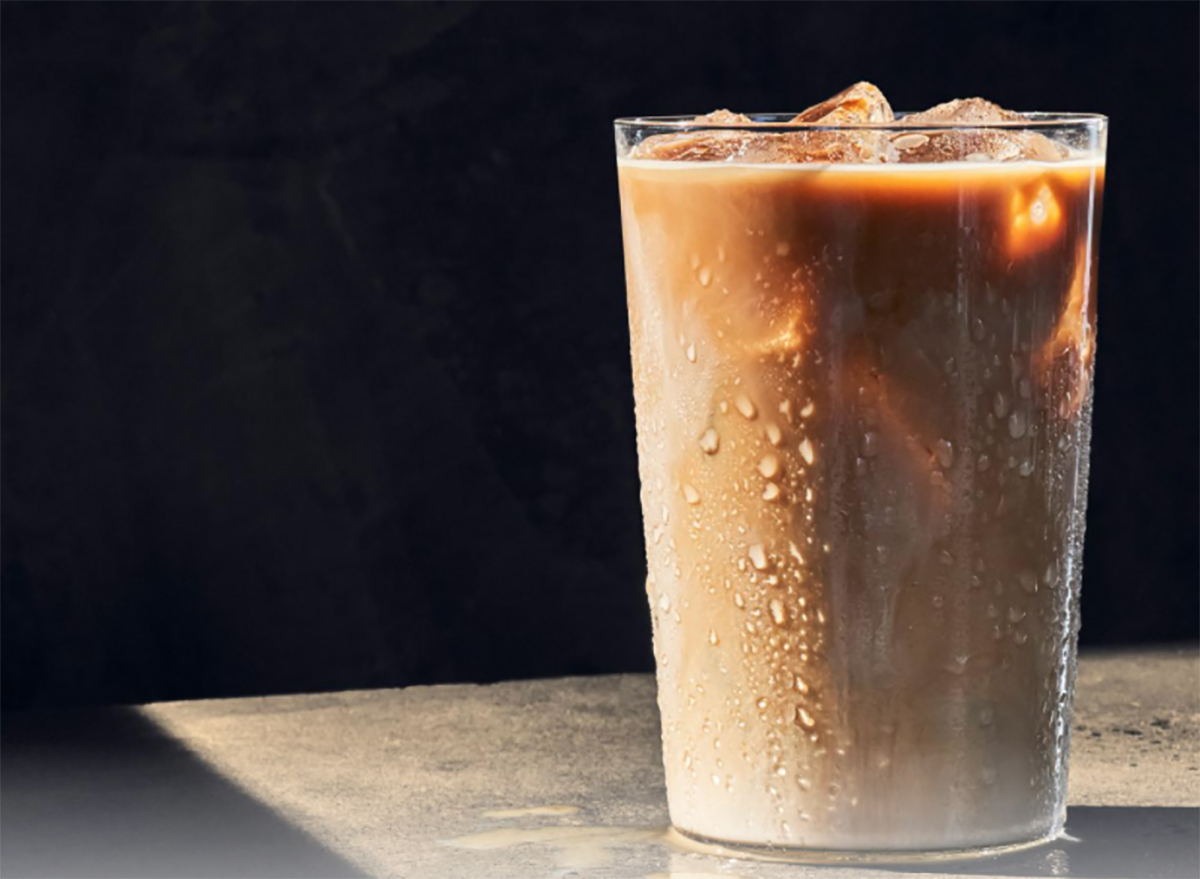 panera iced caffe latte