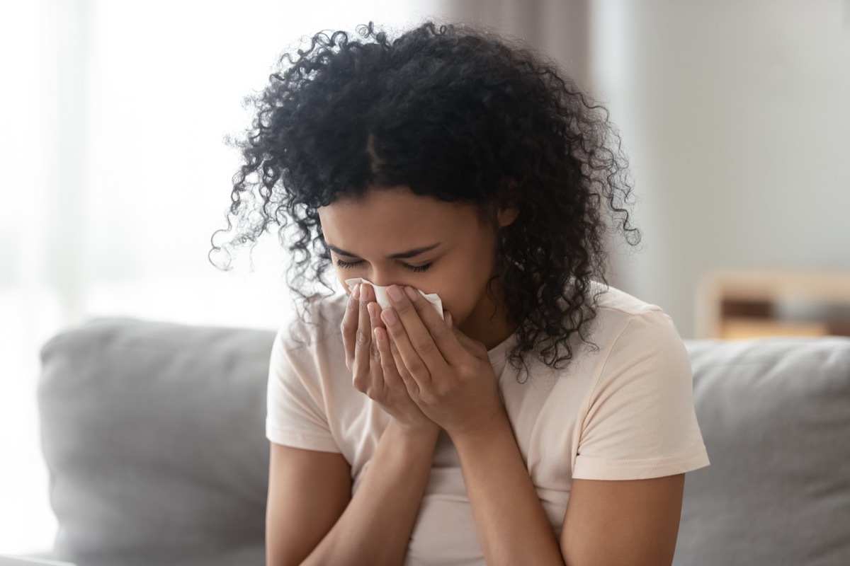 Woman lost sense of smell