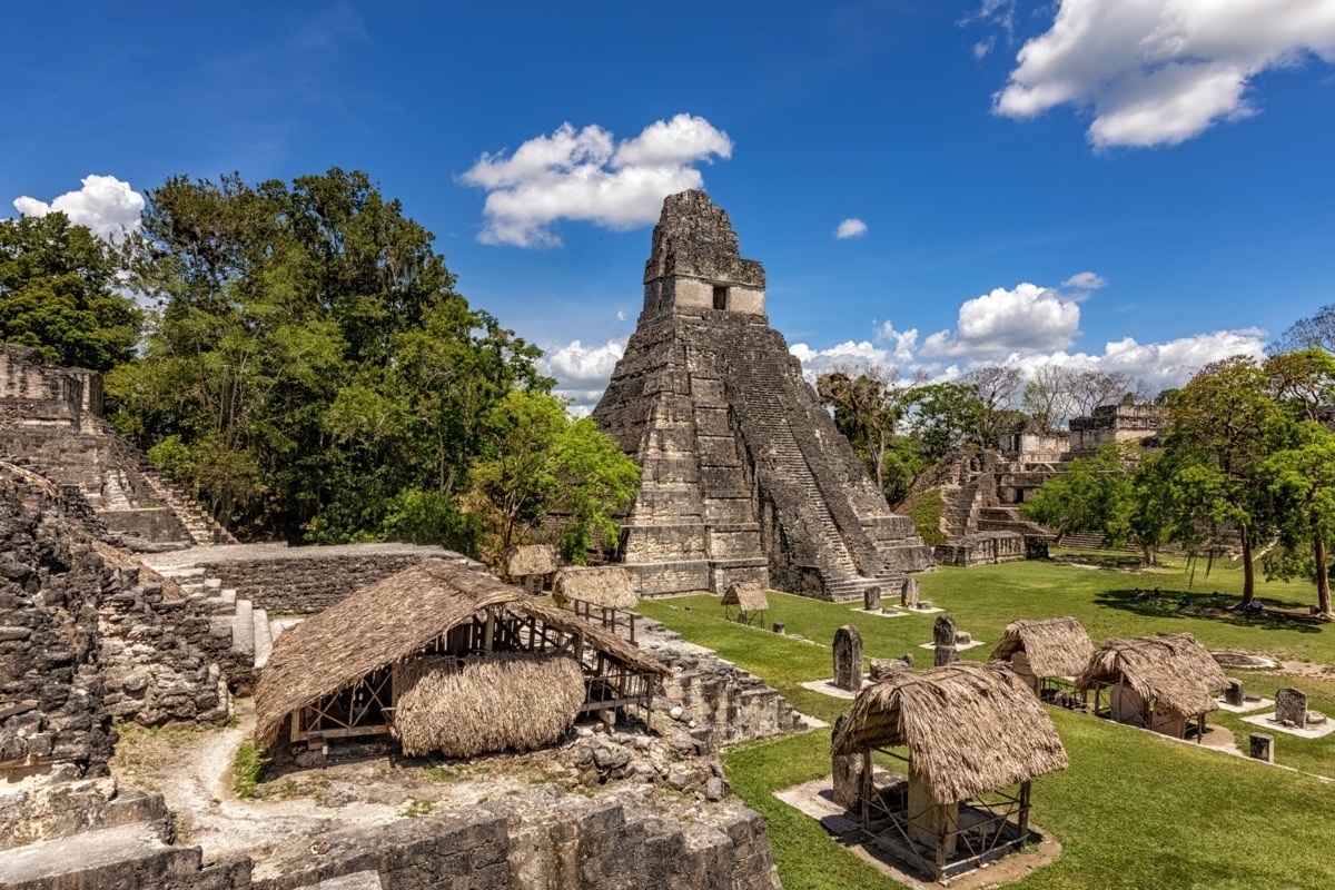 tikal mayan ruins in guatemala