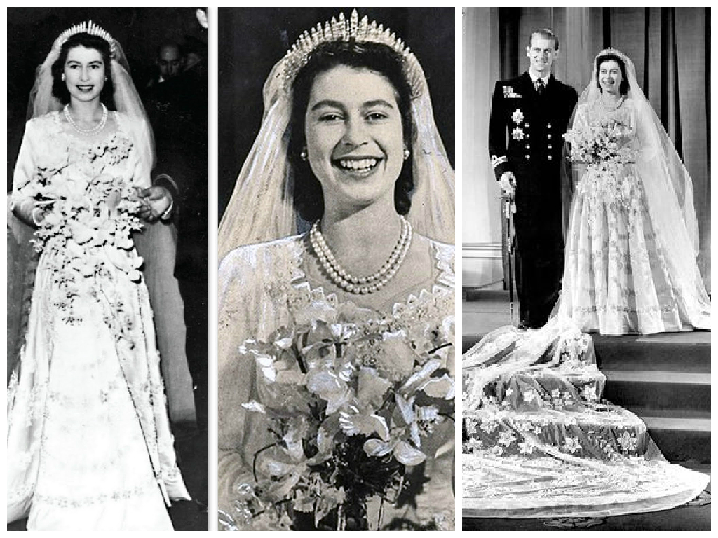 Queen Elizabeth II - Iconic Wedding Dresses