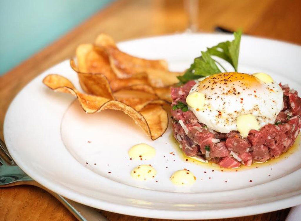 Tartare dinner plate