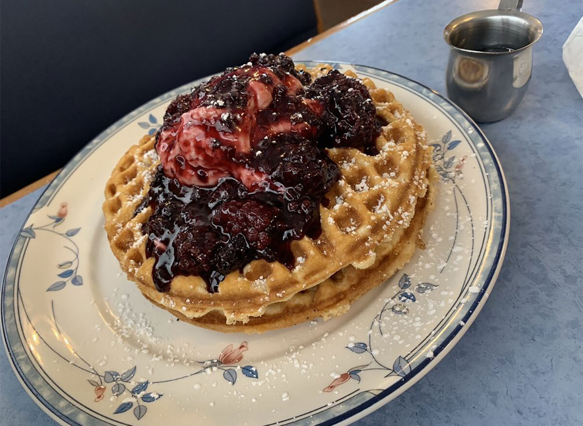 waffles from comfort cafe texas