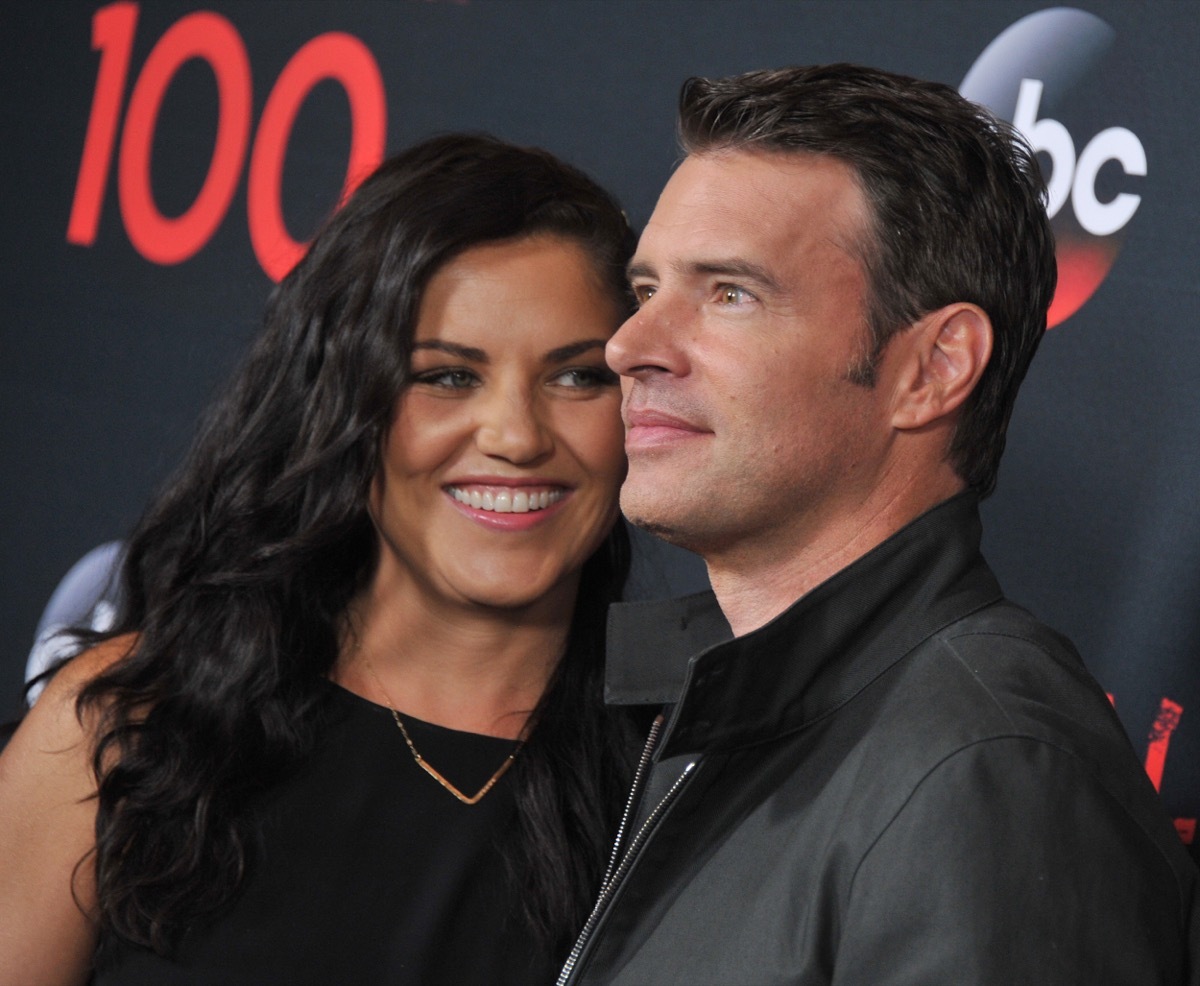 Marika Dominczyk and Scott Foley in 2017