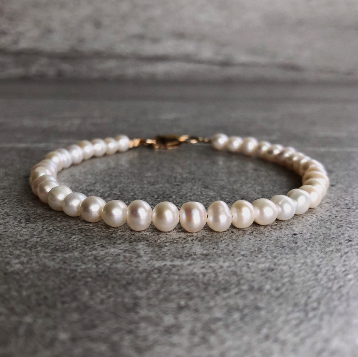 pink pearl bracelet, Etsy jewelry