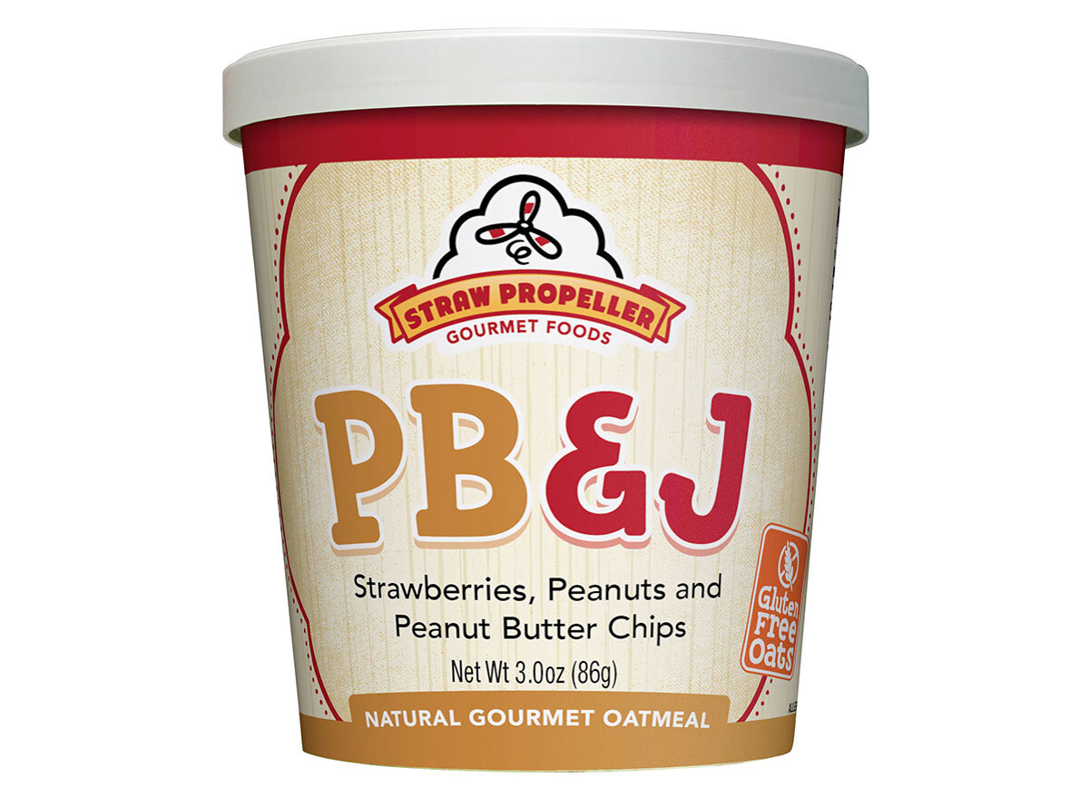 straw propeller pbj oatmeal