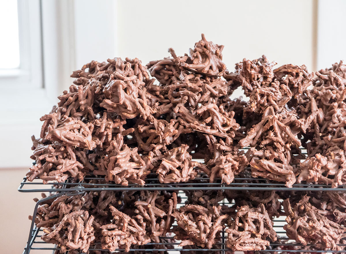 chocolate haystack cookies