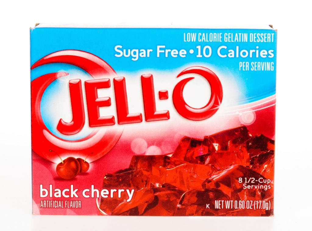 a box of sugar free jello