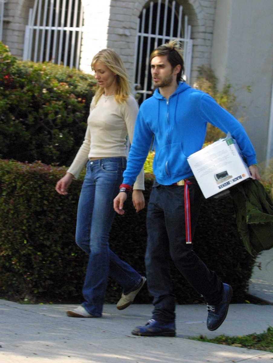 Cameron Diaz and Jared Leto in 2002