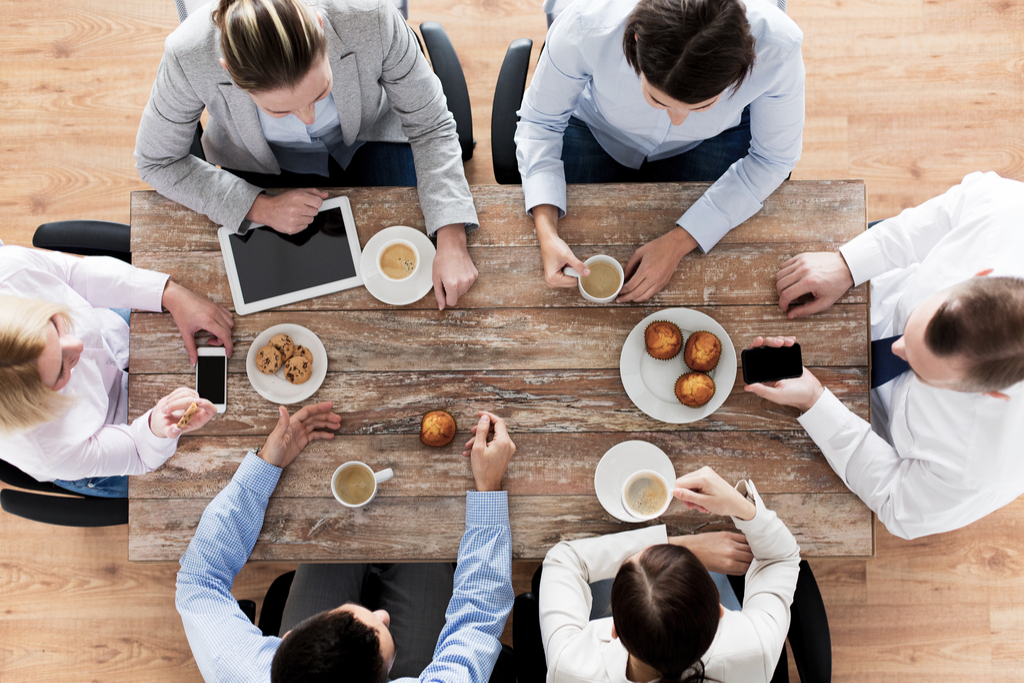 Coworkers Sharing Baked Goods Habits That Increase Flu Risk