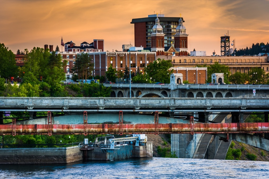 Spokane, fittest cities, drunkest cities, happiest cities