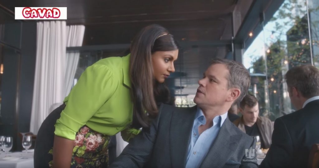 Mindy Kaling Matt Damon Nationwide Celebrity Commercials