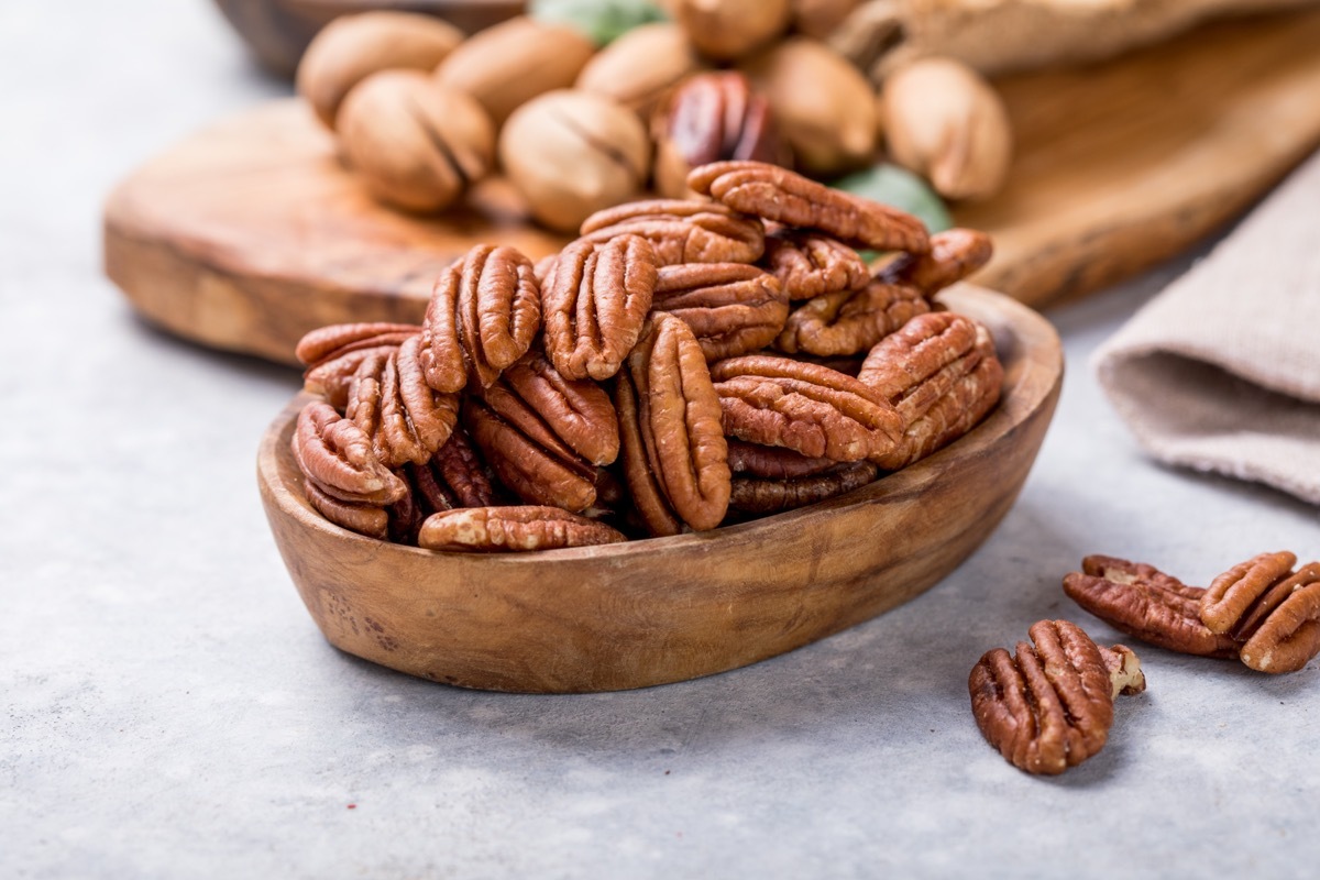 pecans in cup