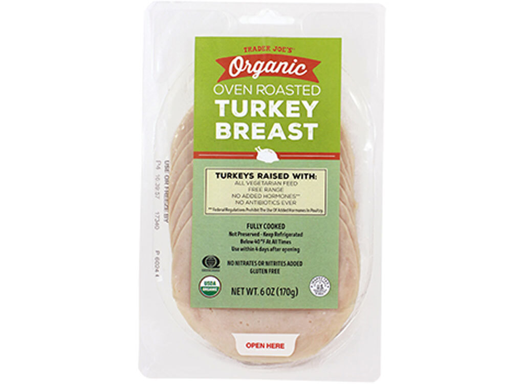 Trader joes organic deli sliced turkey