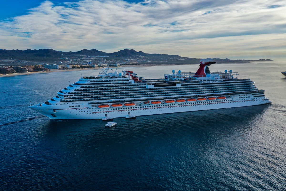 Cruise Ship in the Ocean