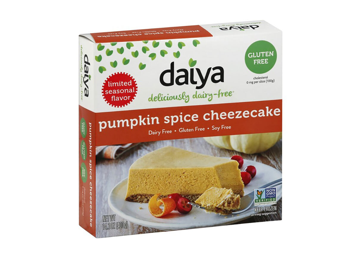 daiya pumpkin spice cheezecake