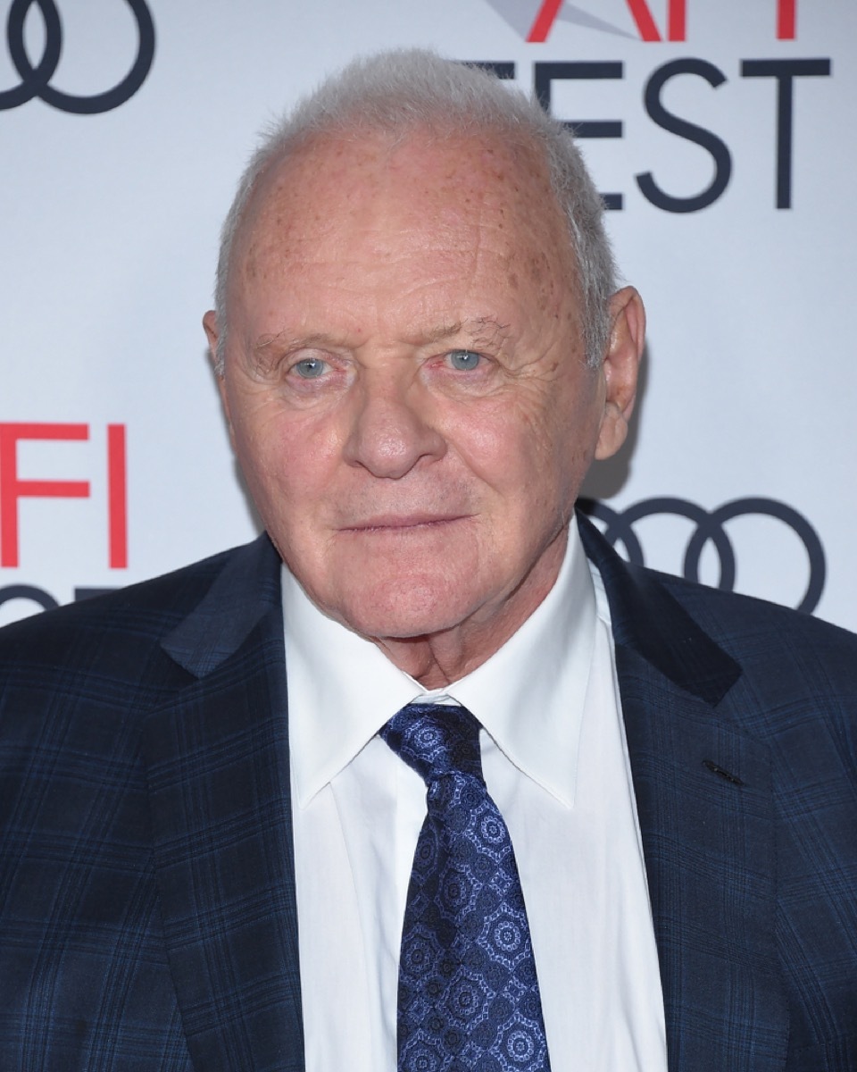 anthony hopkins on the red carpet