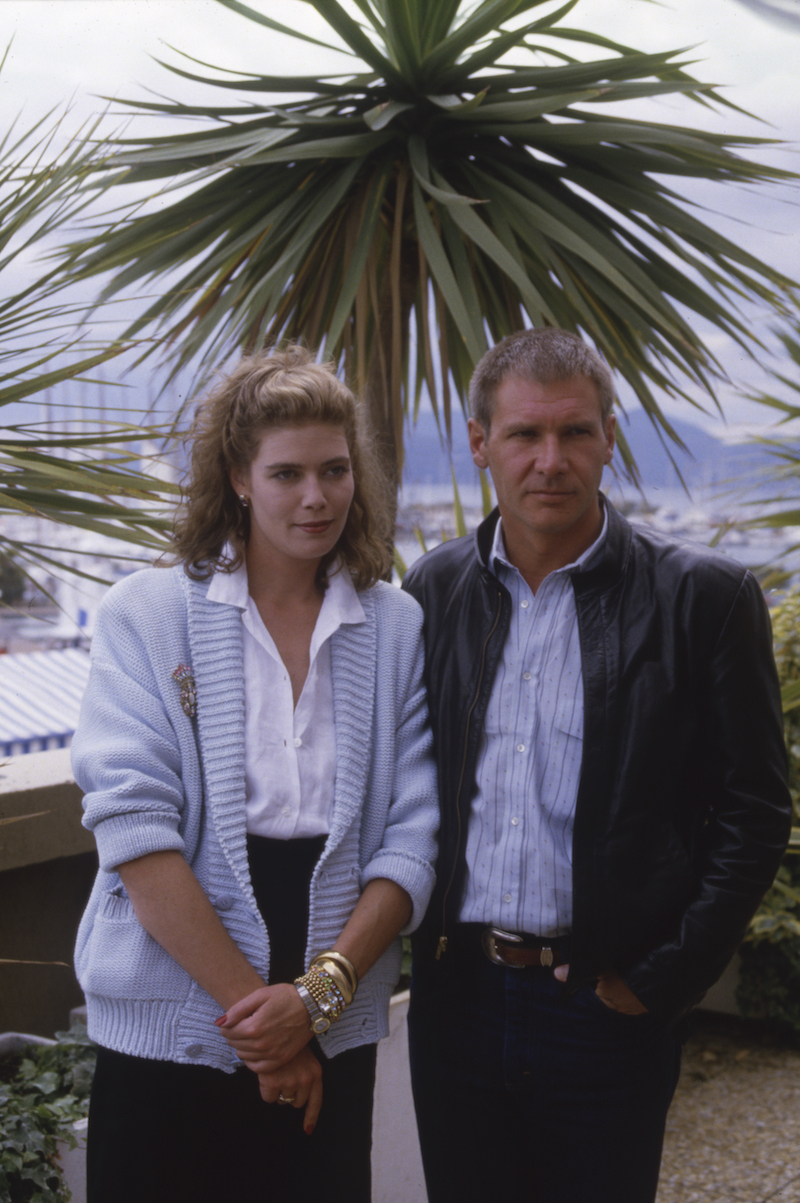 Kelly McGillis and Harrison Ford at the Cannes Film Festival in 1985