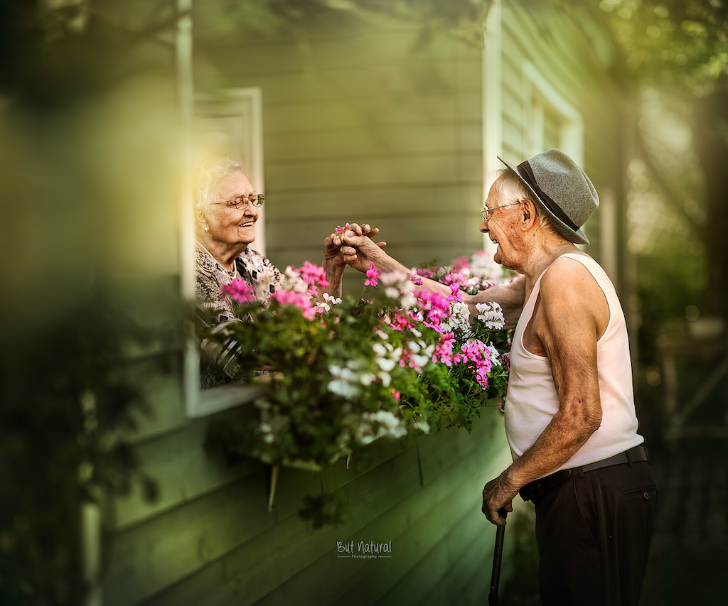 elderly couple