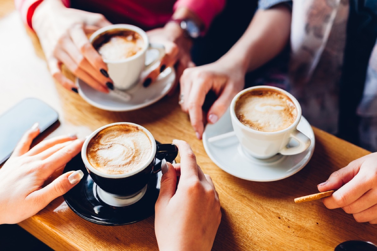 Women Drinking Coffee