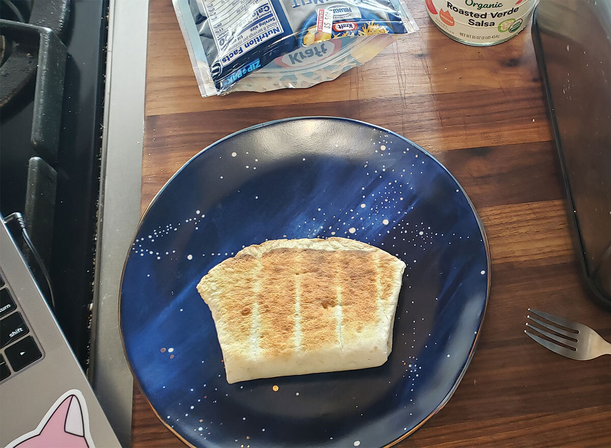 toaster quesadilla