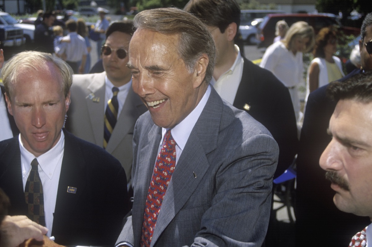 Republican candidate Bob Dole from the 1990s