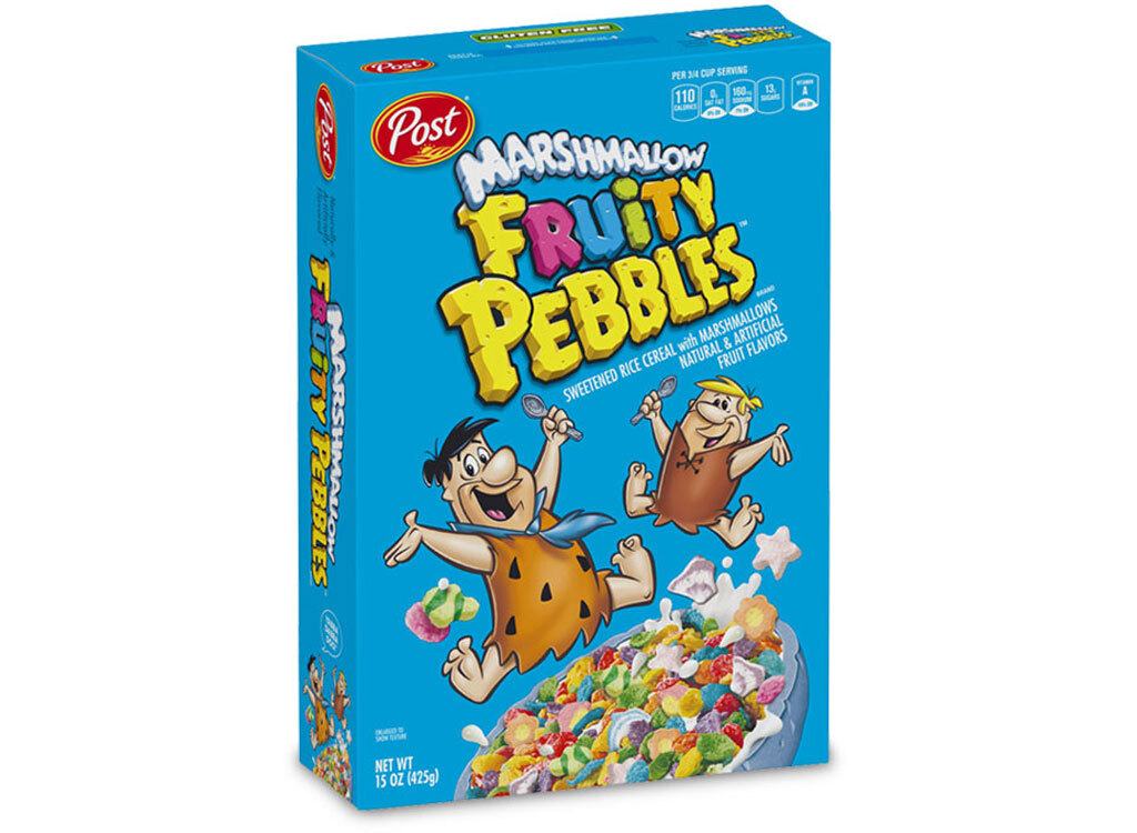 Post marshmallow fruity pebbles cereal