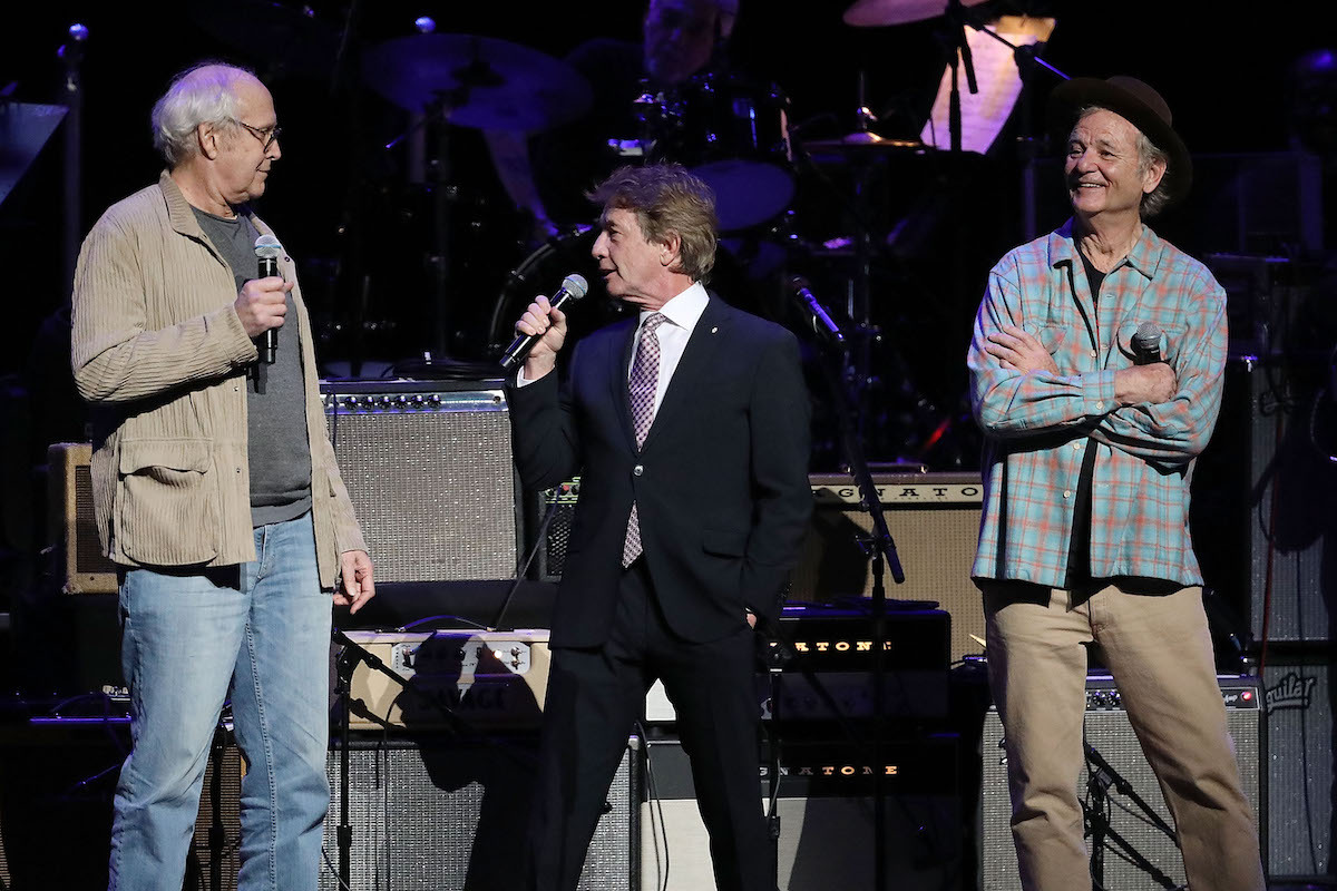 Chevy Chase, Martin Short, and Bill Murray at Beacon Theatre on March 7, 2019 in New York City.