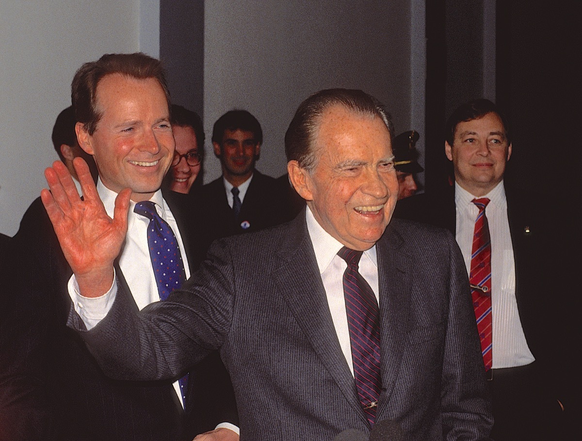 richard nixon with associates, new word origins