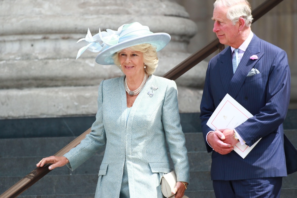 G3FEH3 London, UK. 10th June, 2016. Camilla, Duchess of Cornwall, and Prince Charles, Prince of Wales attending a National Service of Thanksgiving at St. Paul's Cathedral to commemorate HM Queen Elizabeth II 90th birthday. Credit: Paul Marriott/Alamy Live News